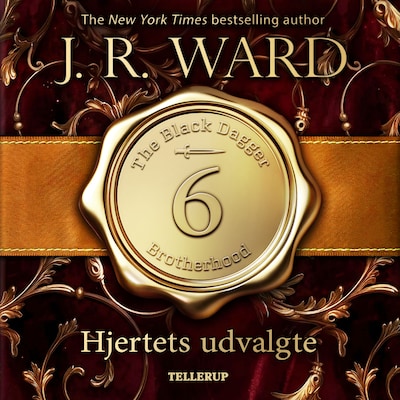 The Black Dagger Brotherhood #6: Hjertets udvalgte – omslag til lydbogen af J. R. Ward