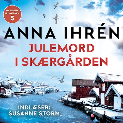 Julemord i skærgården – omslag til lydbogen af Anna Ihrén