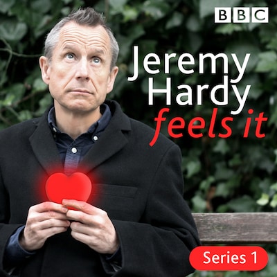 Jeremy Hardy Feels It – omslag til lydbogen af Jeremy Hardy