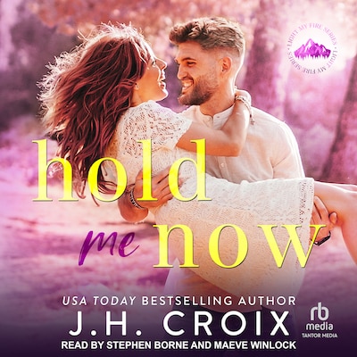 Hold Me Now – omslag til lydbogen af J.H. Croix