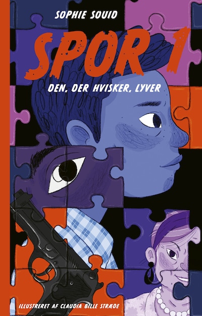 SPOR 1: Den, der hvisker, lyver – omslag til lydbogen af Sophie Souid