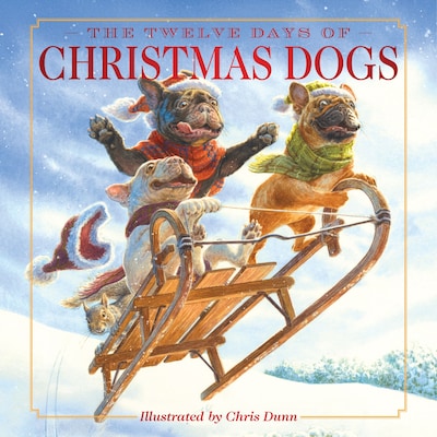 The Twelve Days of Christmas Dogs – omslag til lydbogen af Amanda Sobotka