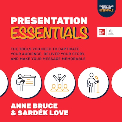 Presentation Essentials – omslag til lydbogen af Anne Bruce, Sardek Love