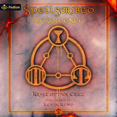 Spellscribed: Resurgence – omslag til lydbogen af Kristopher Cruz