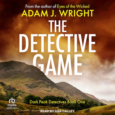 The Detective Game – omslag til lydbogen af Adam J. Wright