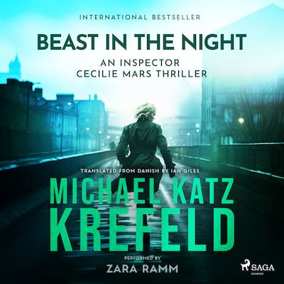 Beast in the Night - An Inspector Cecilie Mars Thriller – omslag til lydbogen af Michael Katz Krefeld