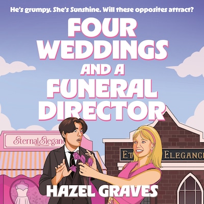 Four Weddings and a Funeral Director – omslag til lydbogen af Hazel Graves