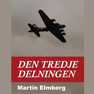 Den tredje delningen – omslag till ljudboken av Martin Elmberg