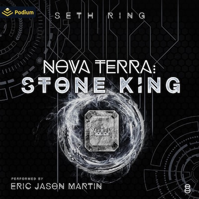 Nova Terra: Stone King – omslag til lydbogen af Seth Ring