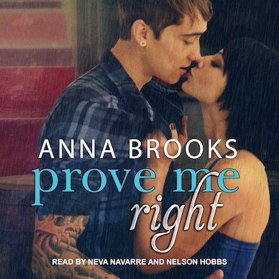 Prove Me Right – omslag til lydbogen af Anna Brooks