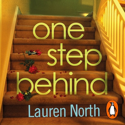 One Step Behind – omslag til lydbogen af Lauren North