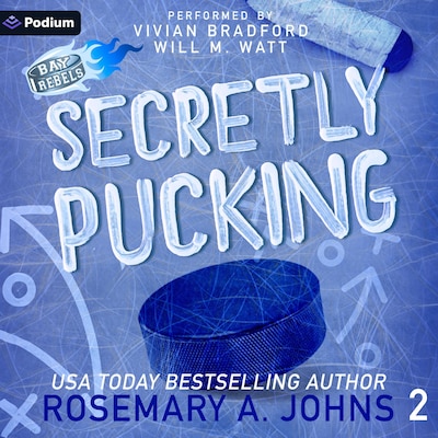 Secretly Pucking – omslag til lydbogen af Rosemary A Johns