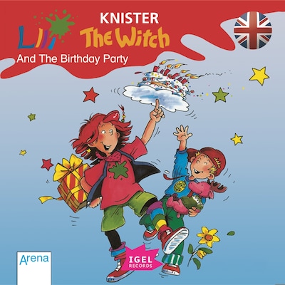Lilli the Witch and the Birthday Party – omslag til lydbogen af KNISTER, Ellen Butzko