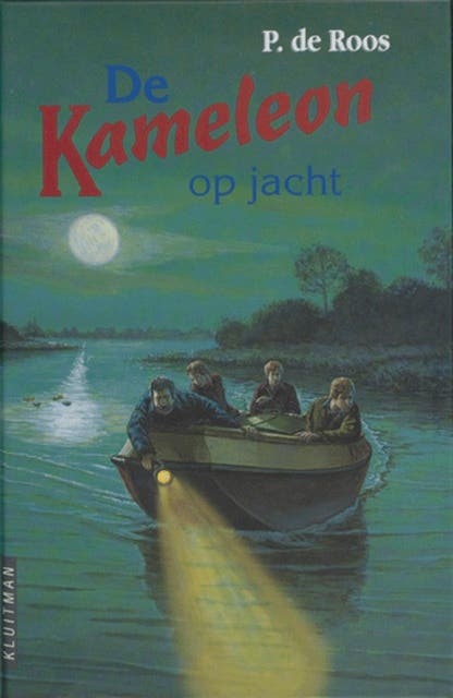 De Kameleon op jacht – omslag van het luisterboek van P. de Roos,Piero Stanco