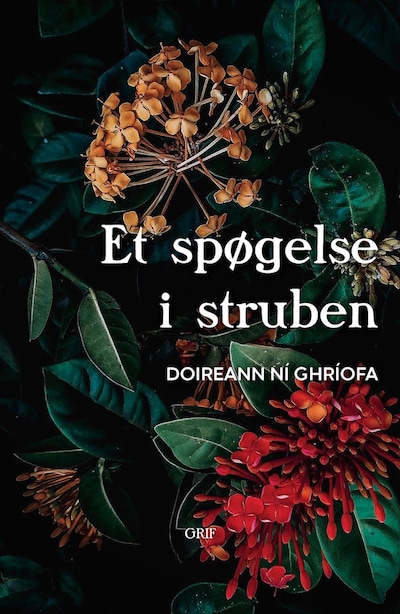 Et spøgelse i struben – omslag til lydbogen af Doireann Ní Ghríofa