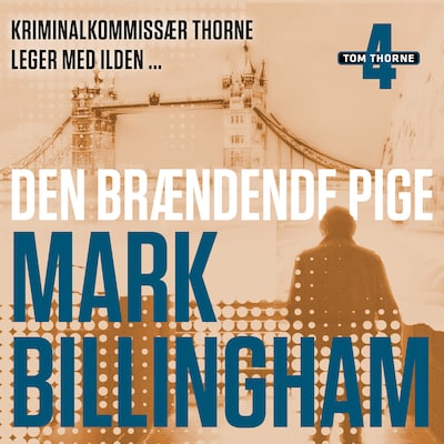 Den brændende pige – omslag til lydbogen af Mark Billingham