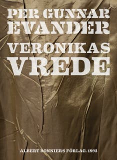 Veronikas vrede – omslag till ljudboken av Per Gunnar Evander
