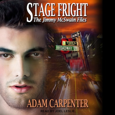 Stage Fright – omslag til lydbogen af Adam Carpenter