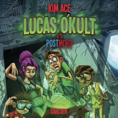 Lucas O'Kult (3) vs. PostMord – omslag til lydbogen af Kim Ace