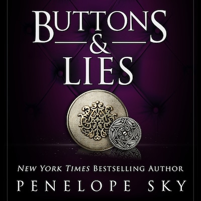Buttons and Lies – omslag til lydbogen af Penelope Sky