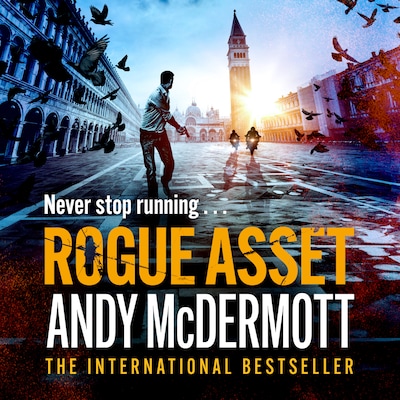 Rogue Asset – omslag til lydbogen af Andy McDermott
