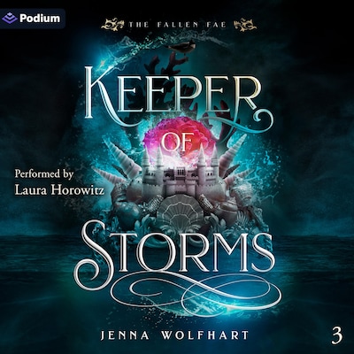 Keeper of Storms – omslag til lydbogen af Jenna Wolfhart