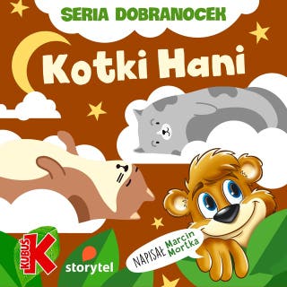 Kotki Hani – okładka audiobooka, autor Marcin Mortka