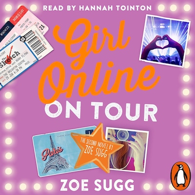 Girl Online: On Tour – omslag til lydbogen af Zoe Sugg
