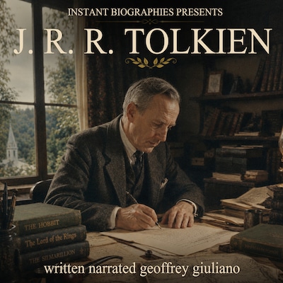 J. R. R. Tolkien – omslag til lydbogen af Geoffrey Giuliano