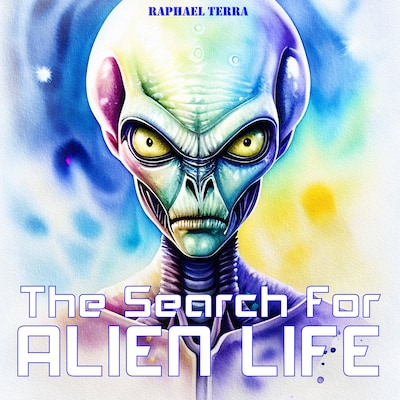 The Search for Alien Life – omslag til lydbogen af Raphael Terra