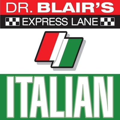 Dr. Blair's Express Lane: Italian – omslag til lydbogen af Robert Blair