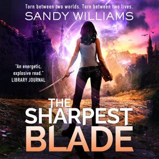 The Sharpest Blade – omslag till ljudboken av Sandy Williams