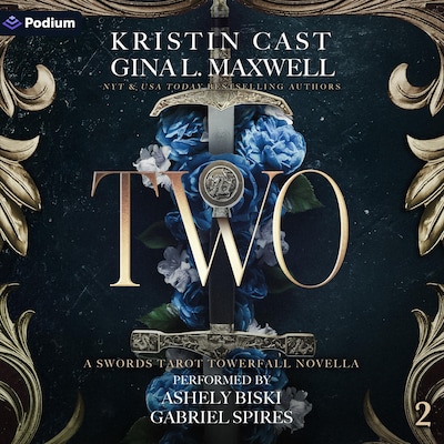 Two: A Swords Tarot Towerfall Novella – omslag til lydbogen af Kristin Cast, Gina L. Maxwell