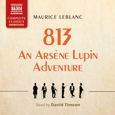 813, An Arsène Lupin Adventure – omslag til lydbogen af Maurice Leblanc