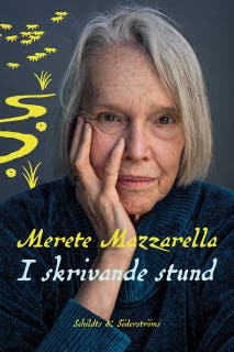 I skrivande stund – omslag till ljudboken av Merete Mazzarella