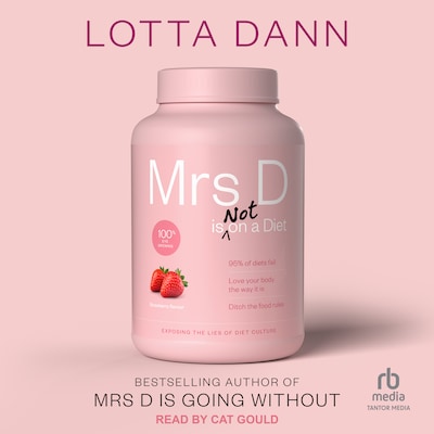 Mrs. D is (Not) on a Diet – omslag til lydbogen af Lotta Dann