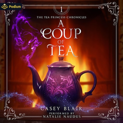A Coup of Tea – omslag til lydbogen af Casey Blair