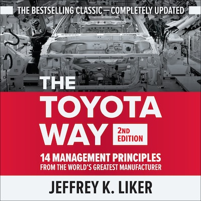 The Toyota Way (Second Edition) – omslag til lydbogen af Jeffrey Liker