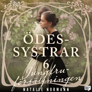 Jungfruförsäljningen – omslag till ljudboken av Natalie Normann