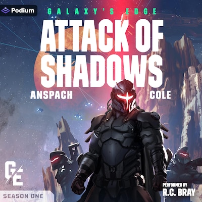 Attack of Shadows – omslag til lydbogen af Jason Anspach, Nick Cole