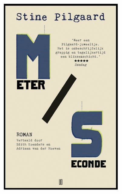 Meter per seconde – omslag van het luisterboek van Stine Pilgaard