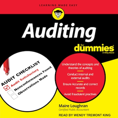 Auditing for Dummies – omslag til lydbogen af Marie Loughran