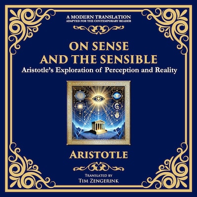 On Sense and the Sensible – omslag til lydbogen af Aristotle, Tim Zengerink