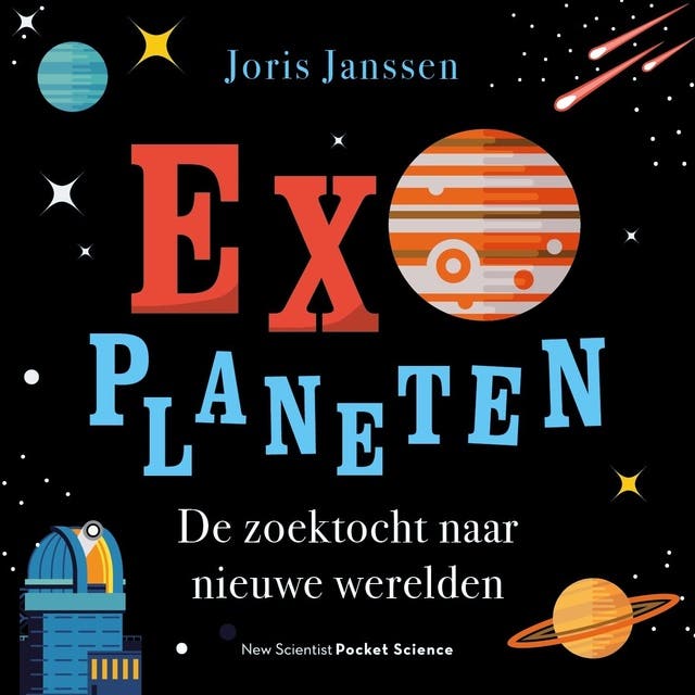 Exoplaneten: De zoektocht naar nieuwe werelden – omslag van het luisterboek van Joris Janssen
