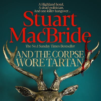 And the Corpse Wore Tartan – omslag til lydbogen af Stuart MacBride