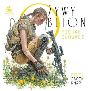 Żywy beton – okładka audiobooka, autor Michał Głowacz