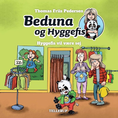 Beduna og Hyggefis #2: Hyggefis vil være sej – omslag til lydbogen af Thomas Friis Pedersen