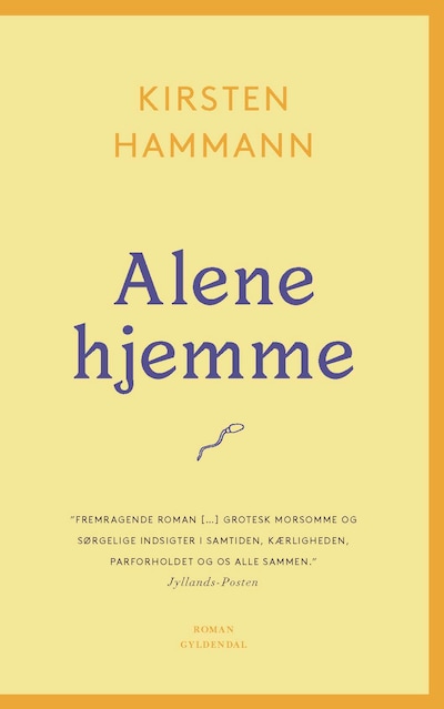 Alene hjemme – omslag til lydbogen af Kirsten Hammann
