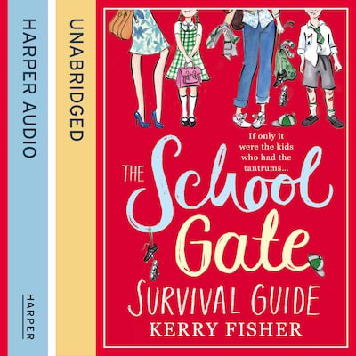 The School Gate Survival Guide – omslag til lydbogen af Kerry Fisher