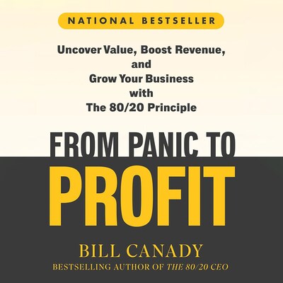 From Panic to Profit – omslag til lydbogen af Bill Canady